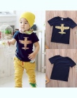Baby Boy Letnie T Shirt Z Krótkim Rękawem Dla Dzieci T-shirt Topy Berbeć Chłopcy Letnie Ubrania Top tee