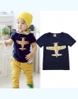Baby Boy Letnie T Shirt Z Krótkim Rękawem Dla Dzieci T-shirt Topy Berbeć Chłopcy Letnie Ubrania Top tee