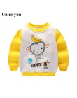 Nowy Infantil Dziecko Chłopców Roupas Bluzy Lion Drukuj Bluza dziecięca Sweter Odzieży Jesień Moda Wiosna Topy T-shirt