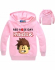 Roblox Bluzy Shirt Dla Chłopców Bluza Czerwony Noze Dzień Kostium Dzieci Sport Shirt Sweter Dla Dzieci Z Długim Rękawem T-shirt 