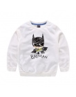 2018 Nowych Chłopców Bluzy Dzieci Batman T Koszula Dzieci Bluza T-shirt Dla Dzieci Wiosna Długim Rękawem Trójniki Bawełniane Mal