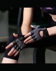 SHOUHOU 2018 kobiety rękawice sportowe lato casual fitness rękawice pół palca dziewczyny siłowni podnoszenia rower rękawiczki be