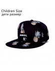 2018 Nowy wzór Owoce Moda Czapki Snapback Dla Dorosłych i Dzieci dzieci Baseball Czapki Dla Chłopców Dziewczyny Słońce Hip Hop S