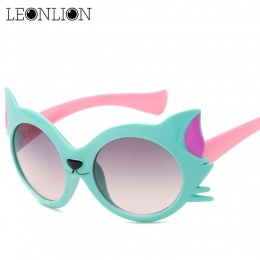 LeonLion 2018 Nowy Cartoon Fox Okulary Dzieci Podróż Odkryty Żel krzemionkowy Okulary Cukierki Kolor Gogle Oculos De Sol