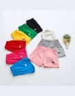 Nowe Letnie Boys Baby Dziewczyny Cukierki Kolorowe Spodenki Bawełniane Spodenki Plażowe Dla Dzieci Spodnie sportowe Dzieci Marki