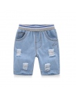 Grandwish Ripped Jeans Spodenki dla Chłopiec Lato Style chłopca Majtki Nowe Dżinsy Szorty Jeansowe dla Dzieci Dziewczyny Szorty 