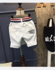 2018 gorące lato projekt Biały chłopca dżinsy dzieci krótkie spodnie chłopców eleganckie szorty denim jeans dla dzieci 2-7years 