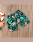 Maluch Boys Baby Fashion Casual Summer Beach Shorts 2 Styl Elastyczny Pas Paski Floral Print Wysoka Talia Luźne Spodenki 1-6Y