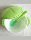 Naczynia stołowe dziecko nauki dla dzieci z ssania cup assist żywności łyżka karmienia dziecka miska miska temperature sensing