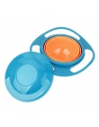 Gorąca Sprzedaż Konstrukcja Uniwersalna Gyro Bowl Naczynia Anti Wyciek Miska Gładka 360 Stopni Obrót Gyroscopic Miska Dla Dzieck