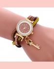 2018 Hot Sprzedaż Specjalne Prezenty Kobiet Zegarki Luksusowe Moda Zawinięcia Kłódki Bransoletka Diament Lady Womans Wrist Watch