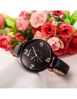 Kobiet Zegarki Reloj Mujer Skórzany pasek Casual Analogowe Wrist Watch Quartz Ladies Watch Zegarek Zegarek Damski Relogio Femini