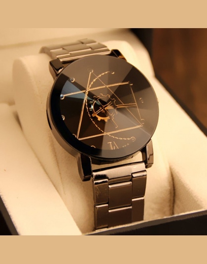 Gofuly 2017 Nowy Luksusowy Zegarek Mody Zegarek Ze Stali Nierdzewnej dla Człowieka Wrist Watch Quartz Analogowe Orologio Uomo Ho