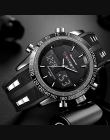 Luksusowa Marka Zegarki Mężczyźni Sport Zegarki Wodoodporne LED Cyfrowy Kwarcowy Wojskowi Wrist Watch Zegar Mężczyzna Relogio Ma