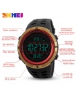 SKMEI Mężczyźni Sport Zegarki Odliczanie Pokój Czas Alarm Zegarek Chrono Cyfrowe Rękę 50 m Wodoodporny Relogio Masculino 1251