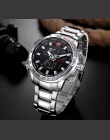 NAVIFORCE Mężczyzna Quartz Analog Watch Luxury Fashion Sport Zegarki Wodoodporne Nierdzewnej Męskie Zegarki Zegar Relogio Mascul