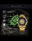 ZWYCIĘZCA Klasyczny Złoty Skeleton Mechaniczny Zegarek Mężczyźni Stali Nierdzewnej Pasek Top Marka Luksusowe Man Watch Vip Drop 