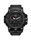 SMAEL Marki Sportowe Zegarki Mężczyźni Dual Time Kamuflaż Military Watch Mężczyźni Armia LED Cyfrowy Zegarek 50 M Wodoodporny mę