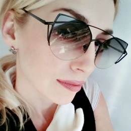 Słodkie CITRUS Okulary Cat eye Kobiety Luksusowej Marki Designer Metal Oryginalne Okulary Przeciwsłoneczne Dla Kobiet w stylu vi