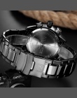 Luksusowa marka naviforce wojskowi zegarki męskie sportowe cyfrowy zegar kwarcowy pełna stali nierdzewnej wodoodporny wrist watc