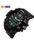 Nowy S Shock SKMEI Mężczyźni Sport Zegarki Big Dial Quartz Wojskowy Wodoodporny LED cyfrowy Zegarek Dla Mężczyzn Luksusowej Mark