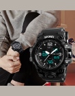 SKMEI New Fashion Men Sport Zegarki Mężczyźni Wojskowy Wodoodporny Zegarek LED Cyfrowy Zegar Kwarcowy Analogowy Relogio Masculin