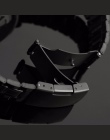 2016 Nowy Czarny męska Skeleton Antyczne Steampunk Casual Automatyczne Skeleton Mechaniczny Zegarek Ze stali Nierdzewnej Zegarki