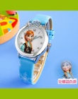 Zegarki relogio feminino 2018 Nowy Zegarek relojes Cartoon Dzieci Księżniczka Mody Dzieci Cute rubber Skórzany Zegarek kwarcowy 