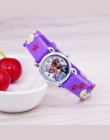 Zegarki relogio feminino 2018 Nowy Zegarek relojes Cartoon Dzieci Księżniczka Mody Dzieci Cute rubber Skórzany Zegarek kwarcowy 