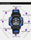 2018 Moda Wodoodporne Dzieci Dzieci Chłopiec Zegarki Cyfrowy LED Alarm Data Quartz Sport Elektroniczny Quartz Wrist Watch dropsh
