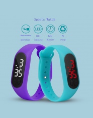 Zegarek Dla Dzieci Led Sport Mężczyźni Kobiety Elektroniczny Cyfrowy Zegar Na Rękę Bransoletka Dla Chłopców I Dziewczyn