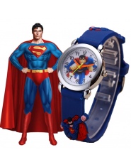 Dzieci Zegarki 3D Superman Cartoon Watch Casual Chłopcy Sport Zegarki Kwarcowe Dzieci Zegarek Zegar Godziny Relojes Relogio Saat