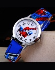 Ruislee Gorąca Sprzedaż Zegarek Zegarek SpiderMan Kreskówka Dzieci Zegarki Gumowy Zegarek Kwarcowy Prezent Dzieci Hour reloj mon