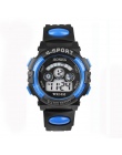 Moda Dzieci Zegarki Dzieciak Chłopiec Cyfrowy LED Alarm Data Quartz Sport Wrist Watch relogio masculino Dobrej Jakości horloges 