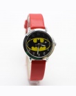 Batman Dzieci Mody Zegarki Kwarcowe Zegarki Na Rękę Wodoodporna Galaretki kol saati Zegar Dla Dzieci chłopcy dziewczęta Studenci