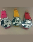 8 kolory Cute cartoon zegarek kwarcowy dzieci skóra zegarek Mickey zegarki kid boy kobiety dziewczyny relojes
