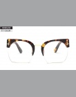 RSSELDN Najnowszy Semi-rimless Okulary Przeciwsłoneczne Damskie Marka Projektant Clear Lens Okulary Dla Kobiet Mody Okulary W St