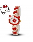 2018 Nowy Marka Hello Kitty Cartoon Zegarki Kobiety Dzieci Zegarek Kwarcowy Dress Dzieci Hellokitty Zegarki Dziewczyny Montre En