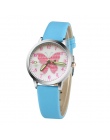 2018 marka odzieżowa dla dzieci śliczne kolorowe motyle cartoon zegarek świetlna chłopiec zegar kwarcowy zegarek dziewczyna dzie