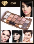 Profesjonalne Kosmetyki Makijaż Smoky Eye Makeup 12 Kolorów Eyeshadow Palette Złota Diament Jasny Glitter Eye Shadow Palette