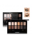 Ucanbe 12 Kolory Pro Nago Kolor Ziemi Smoky Eye Shadow Shimmer Matte Eyeshadow Paleta z Pędzlem Do Makijażu Mineralnego Wodoodpo