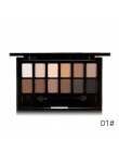 Ucanbe 12 Kolory Pro Nago Kolor Ziemi Smoky Eye Shadow Shimmer Matte Eyeshadow Paleta z Pędzlem Do Makijażu Mineralnego Wodoodpo