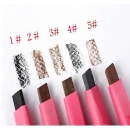 Hot Sprzedaż Kobiety Panie Wodoodporna Brązowe Brwi Eye Brow Pencil Liner Pen Proszku Shaper Makijaż Narzędzie 5 kolory Nowy 1 s