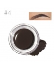 Profesjonalne Eye Brow Odcień Makeup Tool Kit Wodoodporne Wysokie Czoło 5 Kolor Pigment Brązowy Czarny Żel Z Brwi Brwi Henna szc