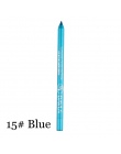1 Sztuk 12 Kolory Wodoodporna długotrwała Eye Liner Pencil Pigment Biały Niebieski Kolor Oczu Eyeliner Pen Kosmetyki Do Makijażu