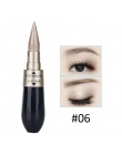 1 sztuk Dwukrotnie koniec 2-in-1 Pearly Glimmer Wodoodporna Eyeshadow Czarny Eye Liner Pen Szybkie Suche kobiety Eye Makeup Kosm