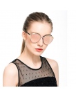 ZAKAZANE 1976 Luksusowe Kobiet Okularów Przeciwsłonecznych Mody Okrągłe Panie Rocznika Retro Marka Projektant Ponadgabarytowych 