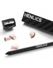 HENLICS Eyeliner Eye Liner Pen Ołówek 24 Godzin Długotrwałe Wodoodporne + temperówka