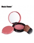 6 Kolory Róż do Policzków Twarzy Piękne Palette Makeup Blush Powder Profesjonalne Bronzer Czerwony Policzek Z Brush Zestawy Prze