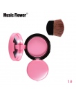 6 Kolory Róż do Policzków Twarzy Piękne Palette Makeup Blush Powder Profesjonalne Bronzer Czerwony Policzek Z Brush Zestawy Prze
